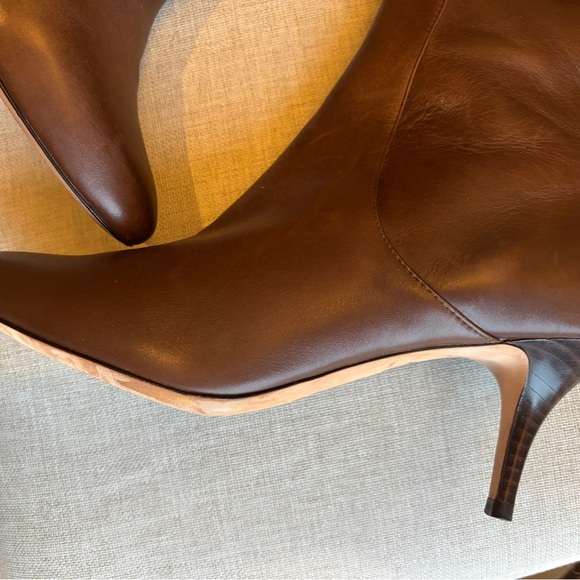 Cole Haan “Chrystie” High Heel Leather Knee Boots Women’s 8B Brown - Picture 6 of 15